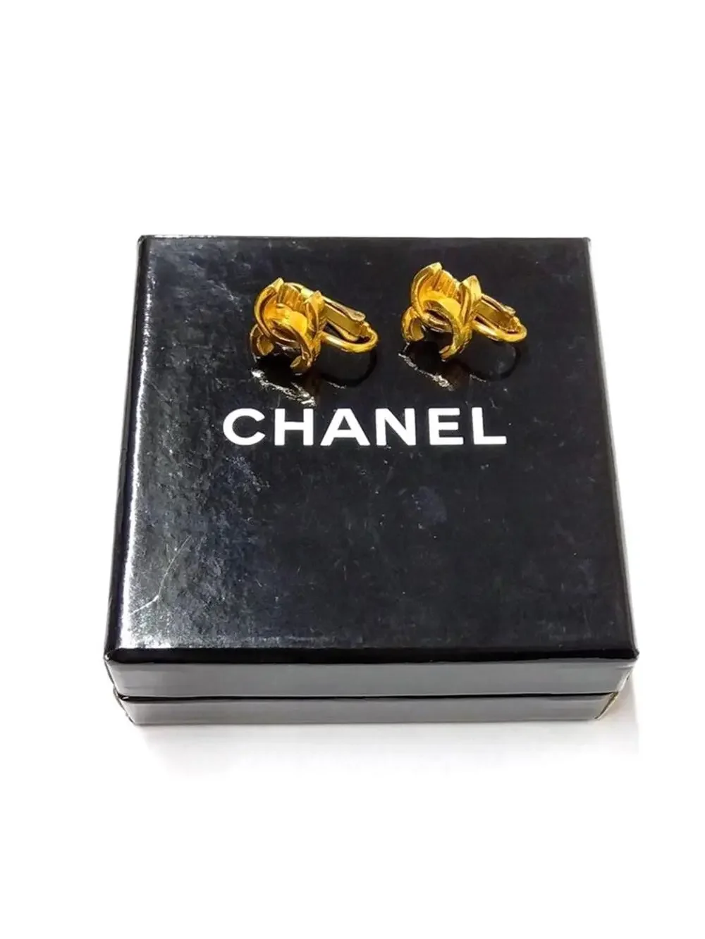 Chanel Cc Logo Clip-On Earrings Metal #299777C62B